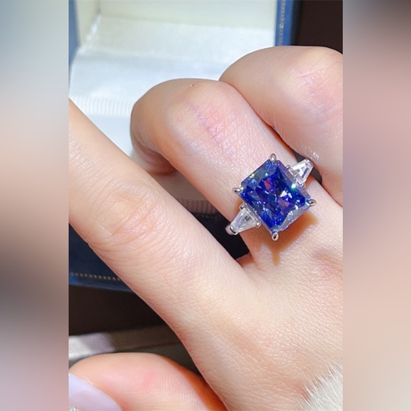5 Carat Moissanite 925 Sterling Silver Ring